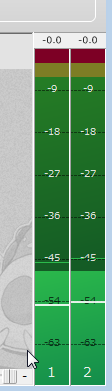 SoundEngineのレベルメーター
